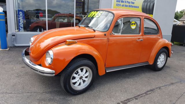 1974 Orange Volkswagen Beetle - Classic Coupe