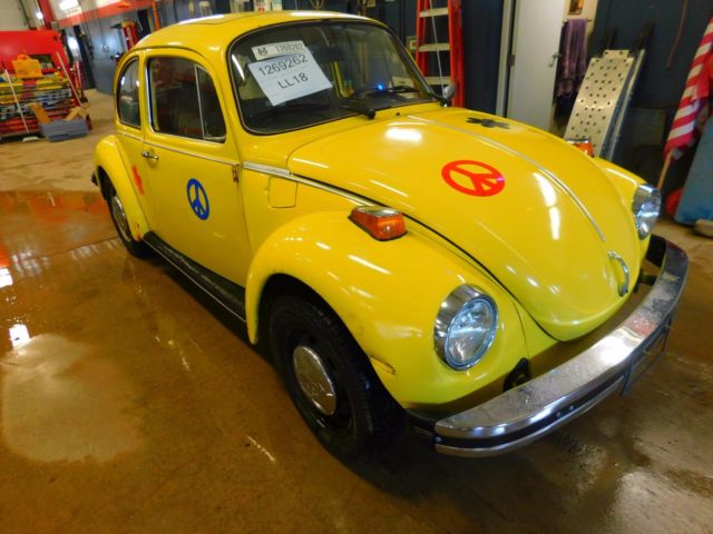1974 Yellow Volkswagen Beetle - Classic Coupe