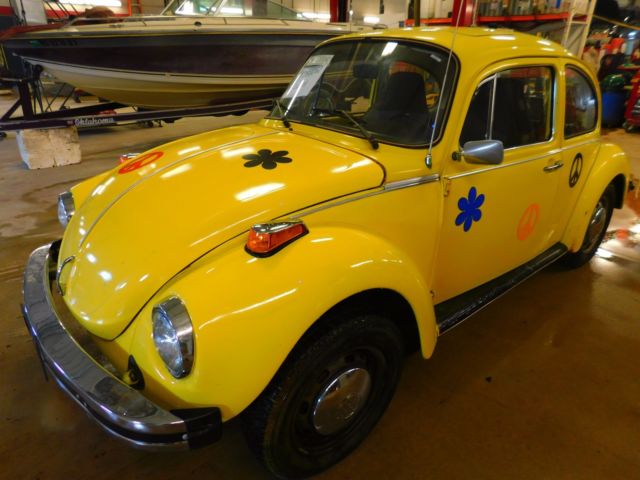 1974 Yellow Volkswagen Beetle - Classic Coupe