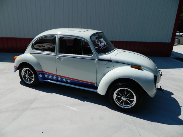1974 Blue Volkswagen Beetle - Classic