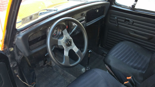 1974 Orange Volkswagen Beetle - Classic Coupe