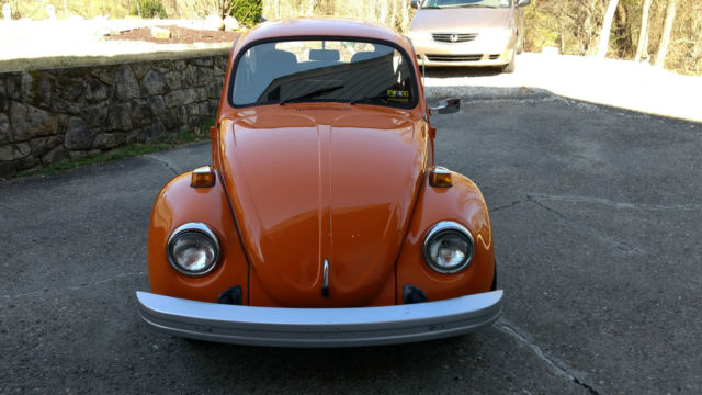 1974 Orange Volkswagen Beetle - Classic Coupe