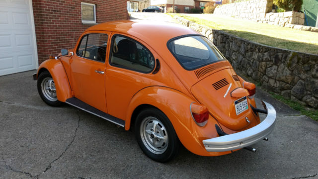 1974 Orange Volkswagen Beetle - Classic Coupe