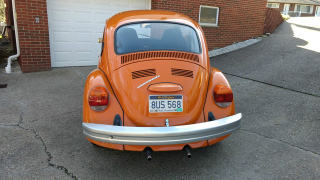 1974 Orange Volkswagen Beetle - Classic Coupe