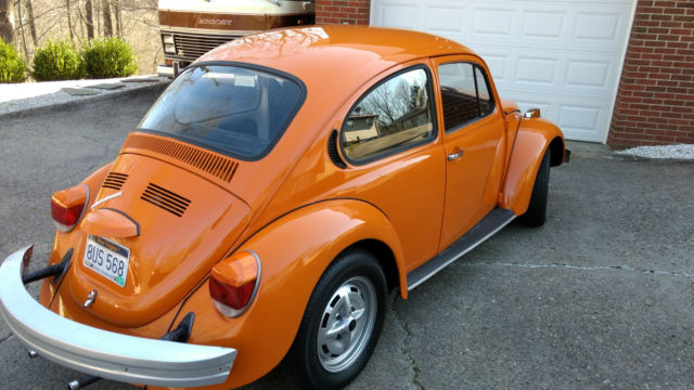 1974 Orange Volkswagen Beetle - Classic Coupe