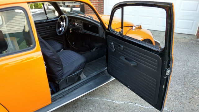 1974 Orange Volkswagen Beetle - Classic Coupe