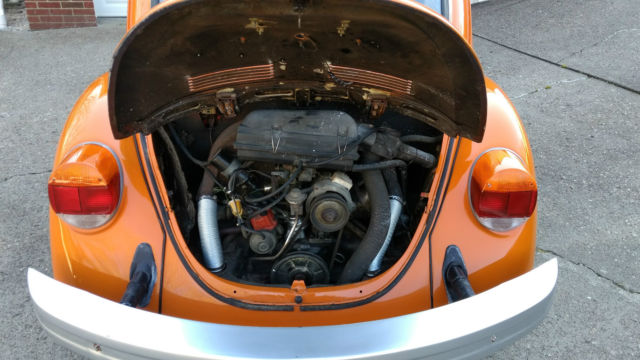 1974 Orange Volkswagen Beetle - Classic Coupe