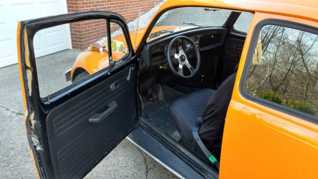 1974 Orange Volkswagen Beetle - Classic Coupe