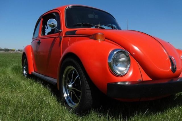 1974 Orange Volkswagen Beetle - Classic