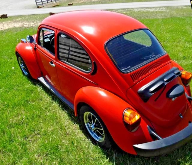 1974 Orange Volkswagen Beetle - Classic