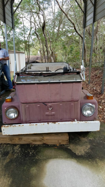 1974 Maroon Volkswagen Thing