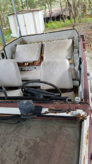 1974 Maroon Volkswagen Thing