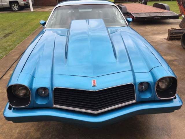 1974 Blue Chevrolet Camaro