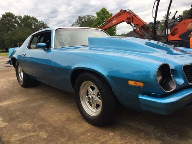 1974 Blue Chevrolet Camaro