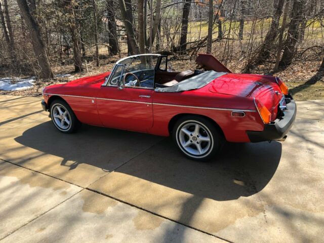 1974 Red MG MGB Convertible
