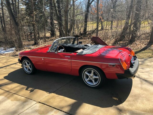 1974 Red MG MGB Convertible