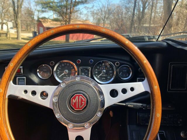 1974 Red MG MGB Convertible