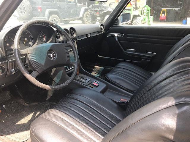 1975 Silver Mercedes-Benz SL-Class Convertible