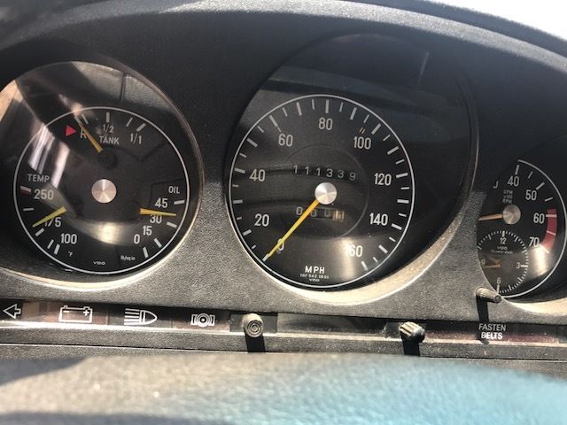 1975 Silver Mercedes-Benz SL-Class Convertible