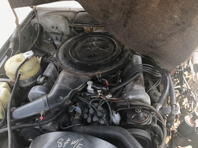 1975 Silver Mercedes-Benz SL-Class Convertible