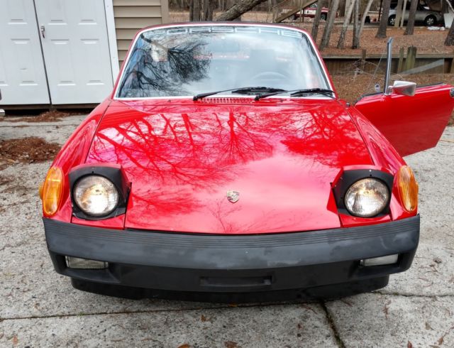 1975 Guards Red Porsche 914 Targa Coupe