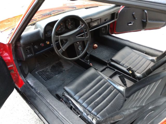 1975 Guards Red Porsche 914 Targa Coupe