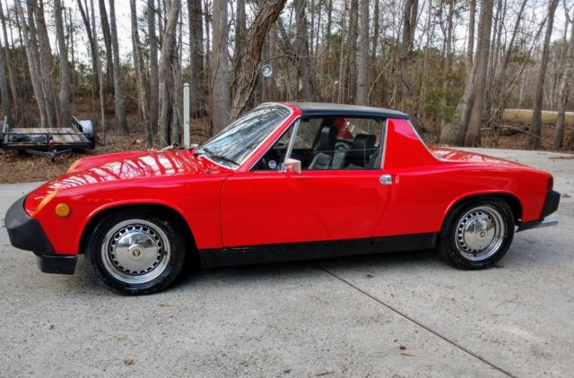 1975 Guards Red Porsche 914 Targa Coupe