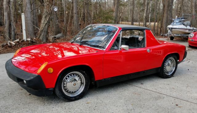 1975 Guards Red Porsche 914 Targa Coupe