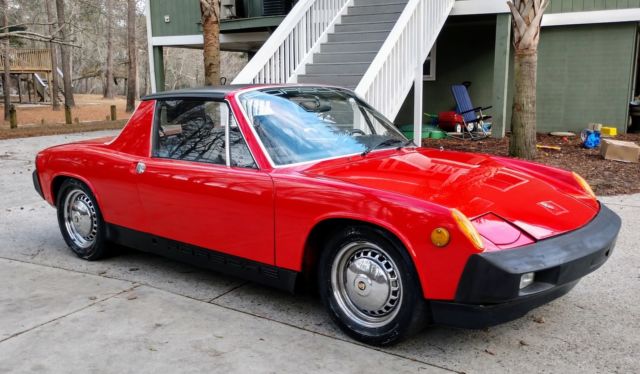 1975 Guards Red Porsche 914 Targa Coupe
