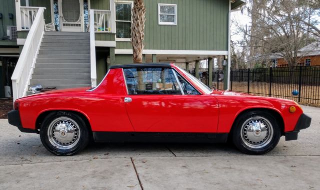 1975 Guards Red Porsche 914 Targa Coupe