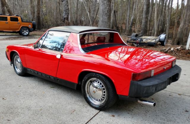 1975 Guards Red Porsche 914 Targa Coupe