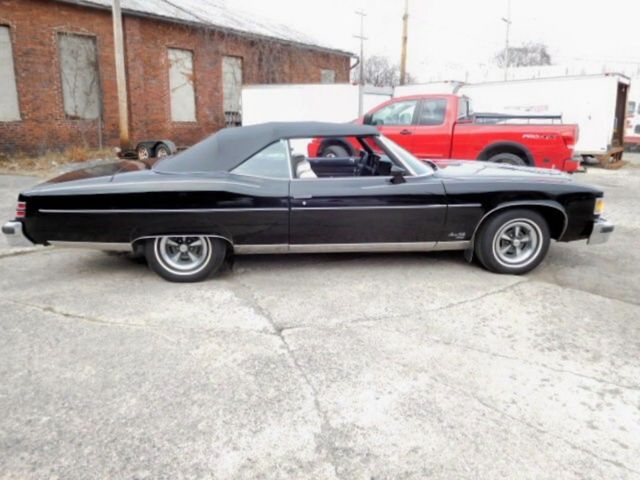 1975 Black Pontiac GRANVILLE Convertible