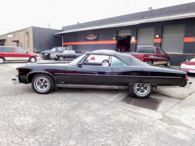 1975 Black Pontiac GRANVILLE Convertible