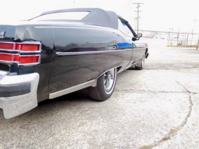 1975 Black Pontiac GRANVILLE Convertible
