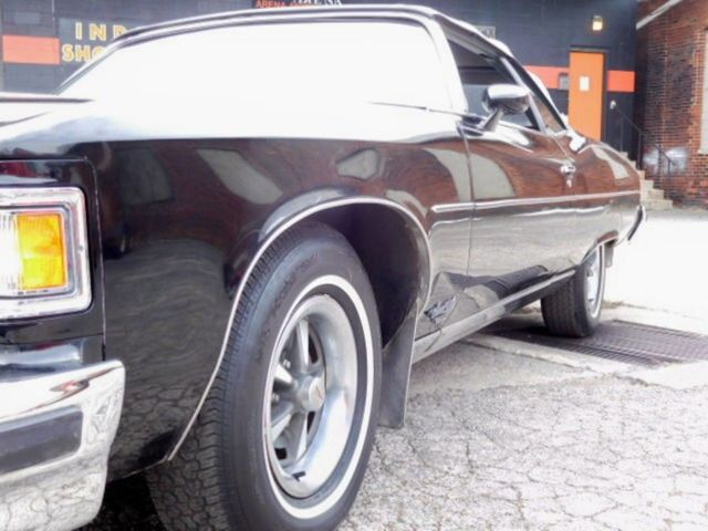 1975 Black Pontiac GRANVILLE Convertible