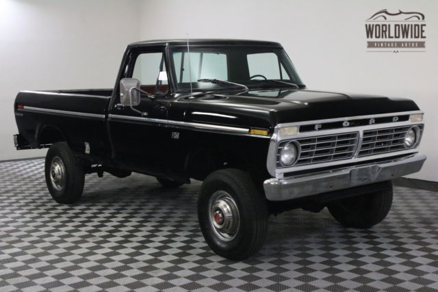1975 Black Ford F250