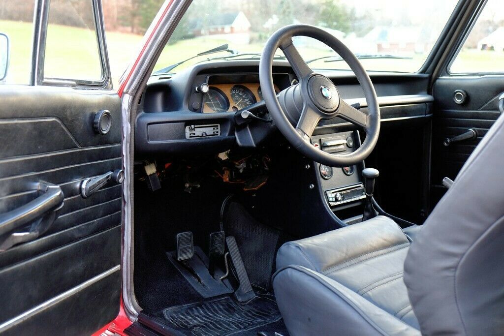 1975 Red BMW 2002 Coupe