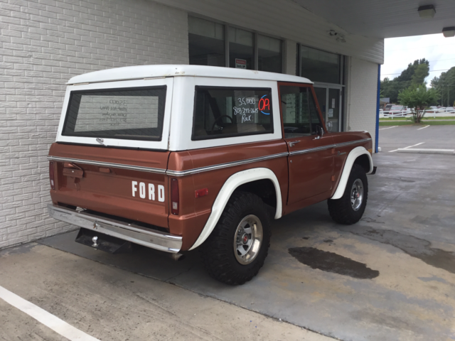1975 Copper Ford Bronco SUV