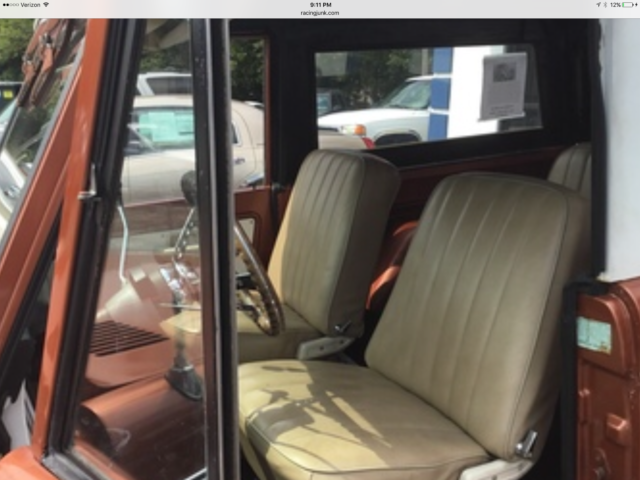 1975 Copper Ford Bronco SUV