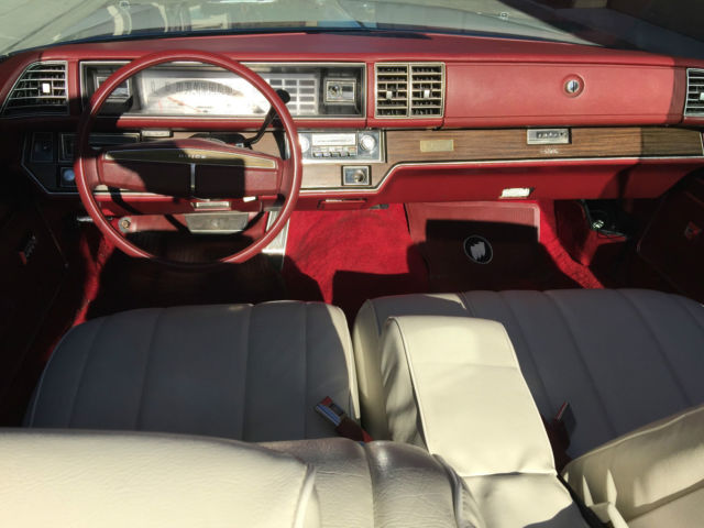 1975 White Buick LeSabre Convertible