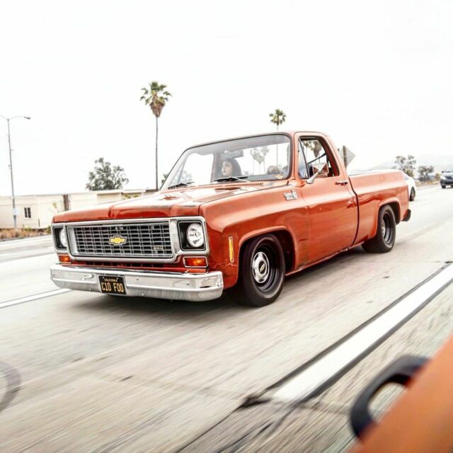 1975 Orange Chevrolet C-10 Cab & Chassis