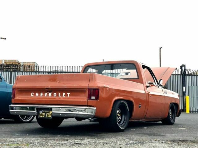1975 Orange Chevrolet C-10 Cab & Chassis