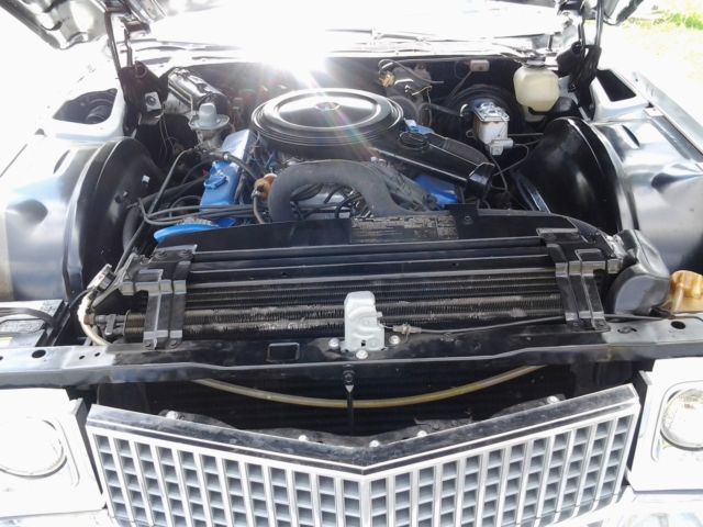 1975 White Cadillac Eldorado Convertible