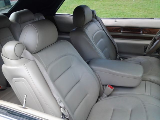 1975 White Cadillac Eldorado Convertible