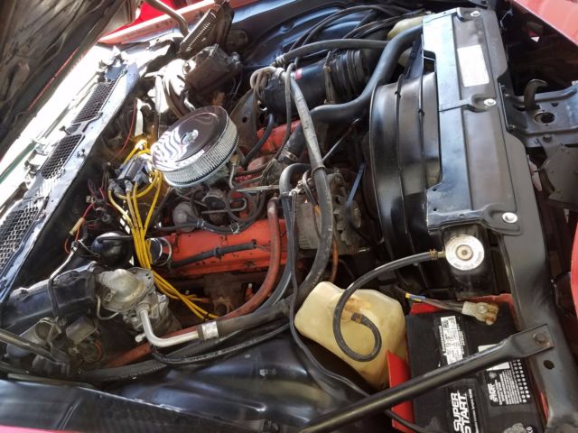 1975 Red Chevrolet Camaro Coupe