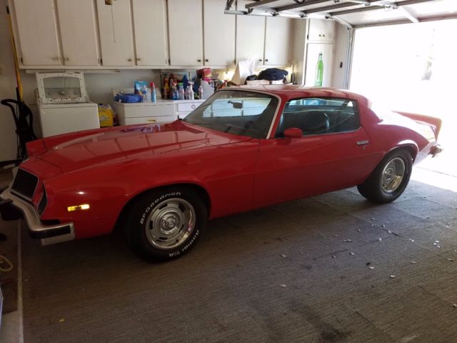 1975 Red Chevrolet Camaro Coupe