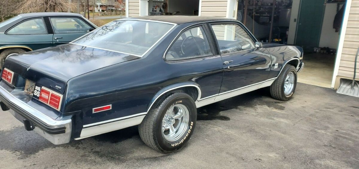 1975 Blue Chevrolet Nova Coupe