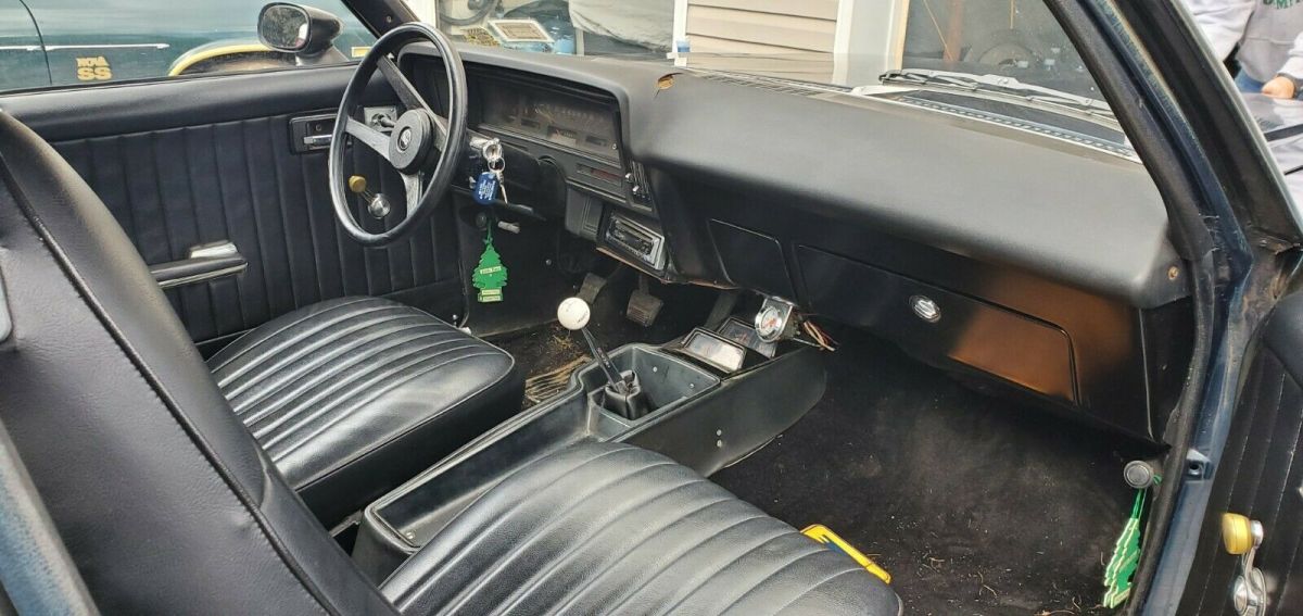 1975 Blue Chevrolet Nova Coupe