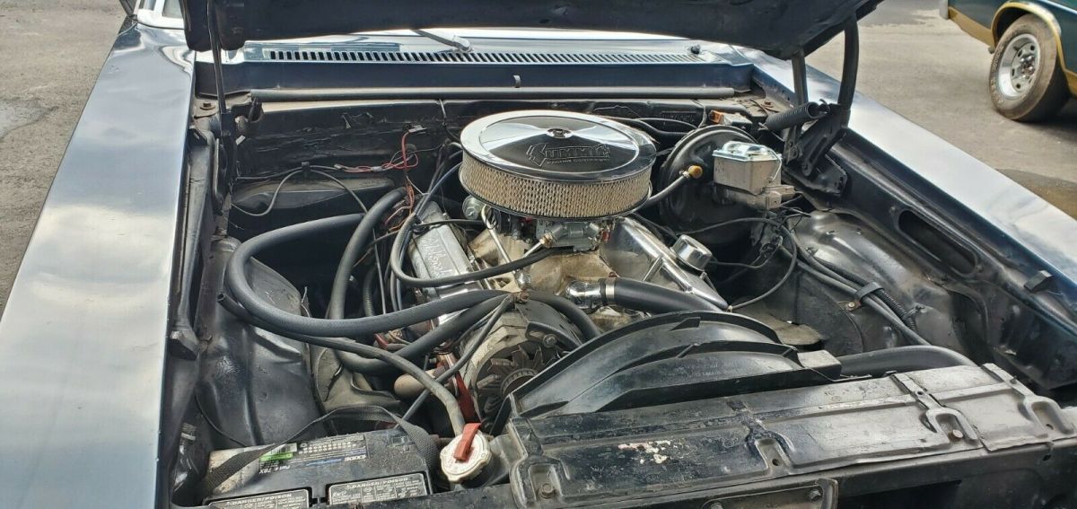 1975 Blue Chevrolet Nova Coupe