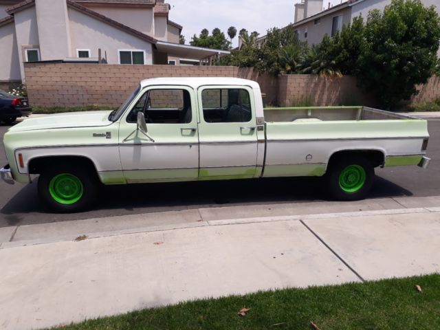 1975 Green Chevrolet Other Pickups Crew Cab Pickup